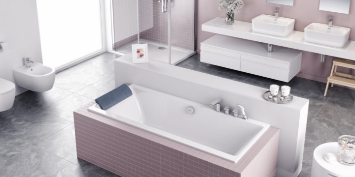 Baignoires en acrylique Systèmes d'hydromassage Panneaux de douche Cabines de douche Receveurs de douche Sanitaire-fabricant Pologne
