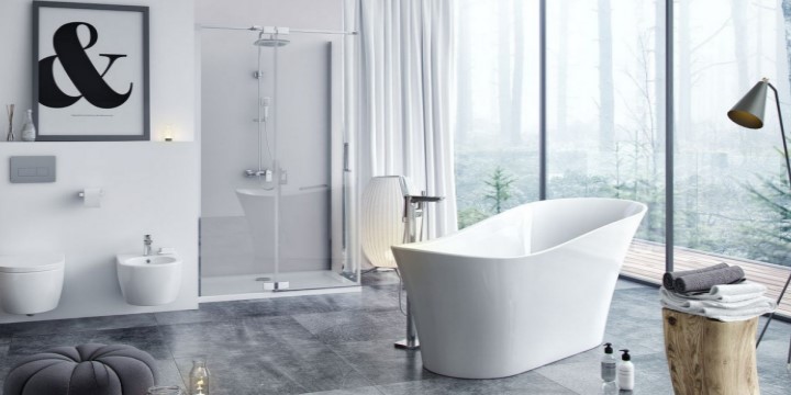 Baignoires en acrylique Systèmes d'hydromassage Panneaux de douche Cabines de douche Receveurs de douche Sanitaire-fabricant Pologne